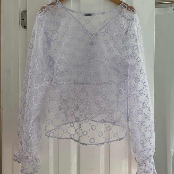 Zara shear purple top - Picture 2 of 6